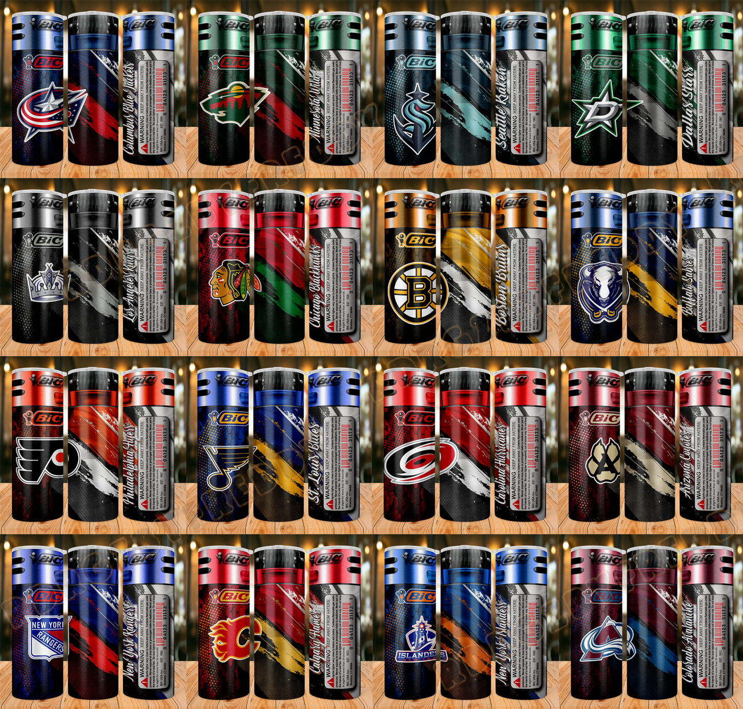 BIC Lighter Football Team Tumbler Wrap Bundle PNG ,Bundle tumbler png ,Sport tumbler designs bundle PNG, Lighter 20oz Tumbler Wrap Bundle