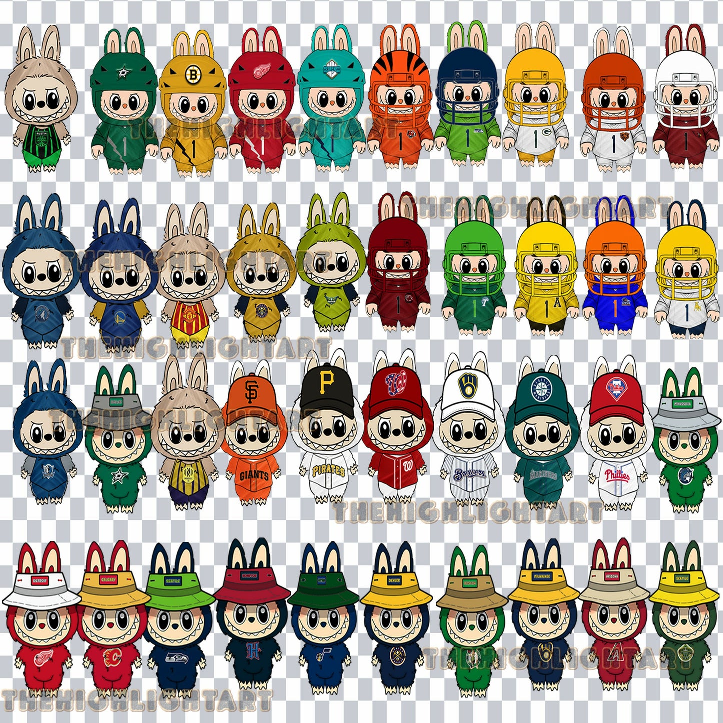 Labubu Clipart Mega Bundle, Labubu PNG Bundle, Labubu Clipart, Labubu Bundle PNG, Cute Cartoon Digital Download, La bubu PNG