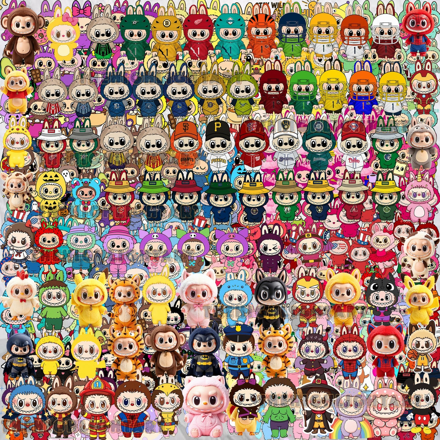 Labubu Clipart Mega Bundle, Labubu PNG Bundle, Labubu Clipart, Labubu Bundle PNG, Cute Cartoon Digital Download, La bubu PNG