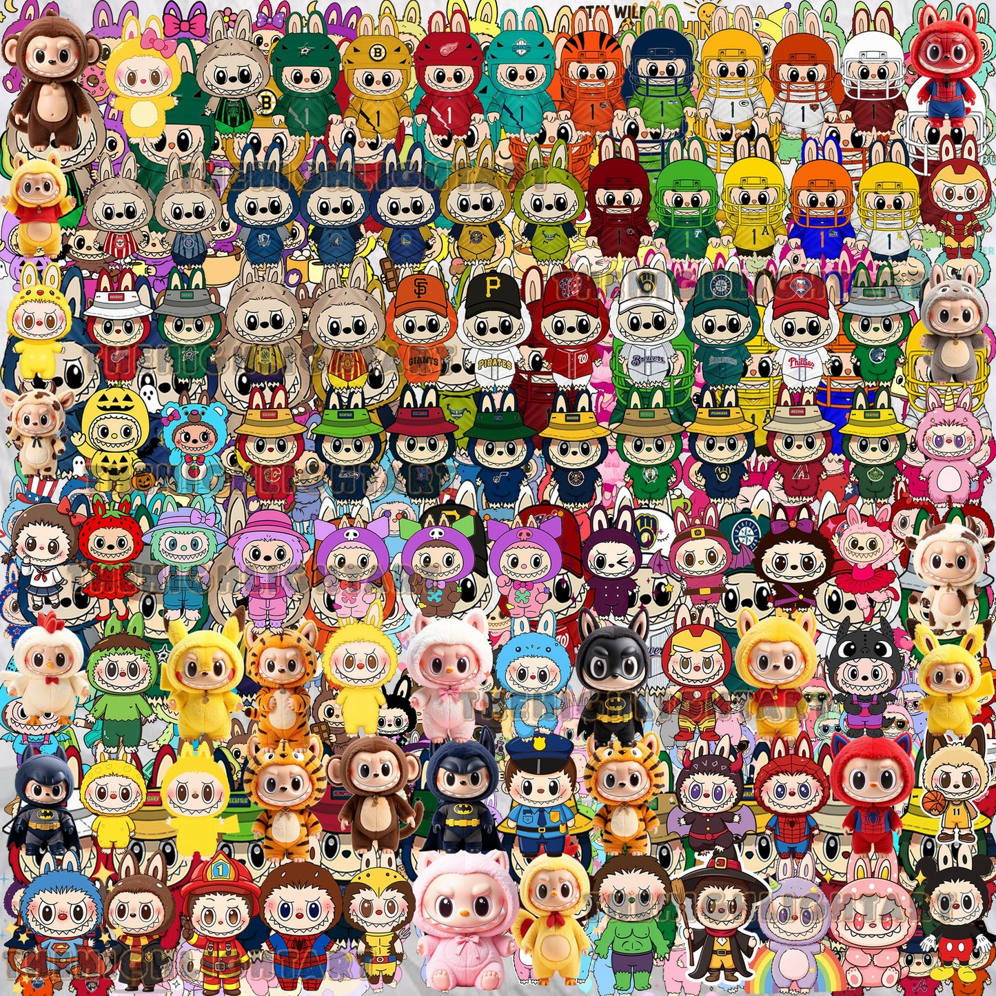 Labubu Clipart Mega Bundle, Labubu PNG Bundle, Labubu Clipart, Labubu Bundle PNG, Cute Cartoon Digital Download, La bubu PNG