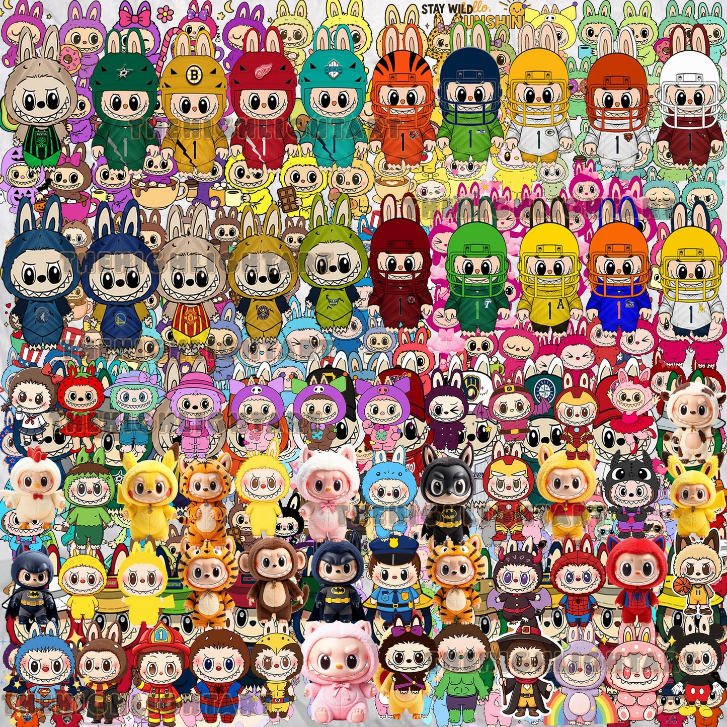 Labubu Clipart Mega Bundle, Labubu PNG Bundle, Labubu Clipart, Labubu Bundle PNG, Cute Cartoon Digital Download, La bubu PNG