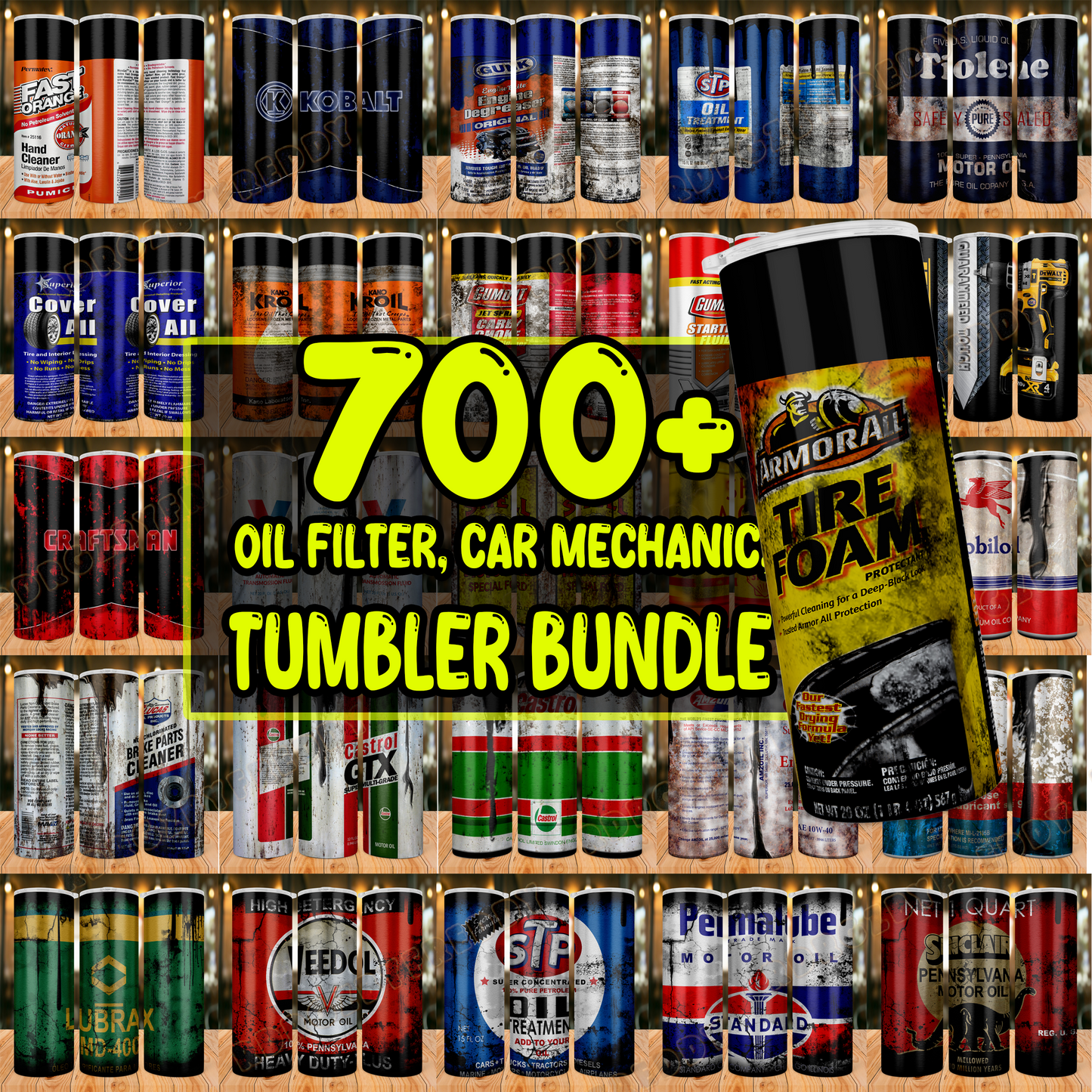 Car Mechanic Oil Filter Bundle Tumbler Wrap, Bestseller Tumbler, Automotive tumbler wrap, Rusted Spray Tumbler, Oil Spray Tumbler (Copy)