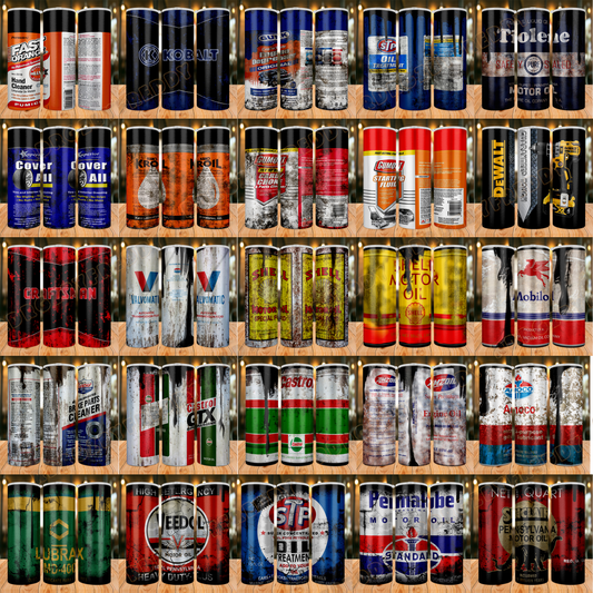 Car Mechanic Oil Filter Bundle Tumbler Wrap, Bestseller Tumbler, Automotive tumbler wrap, Rusted Spray Tumbler, Oil Spray Tumbler (Copy)