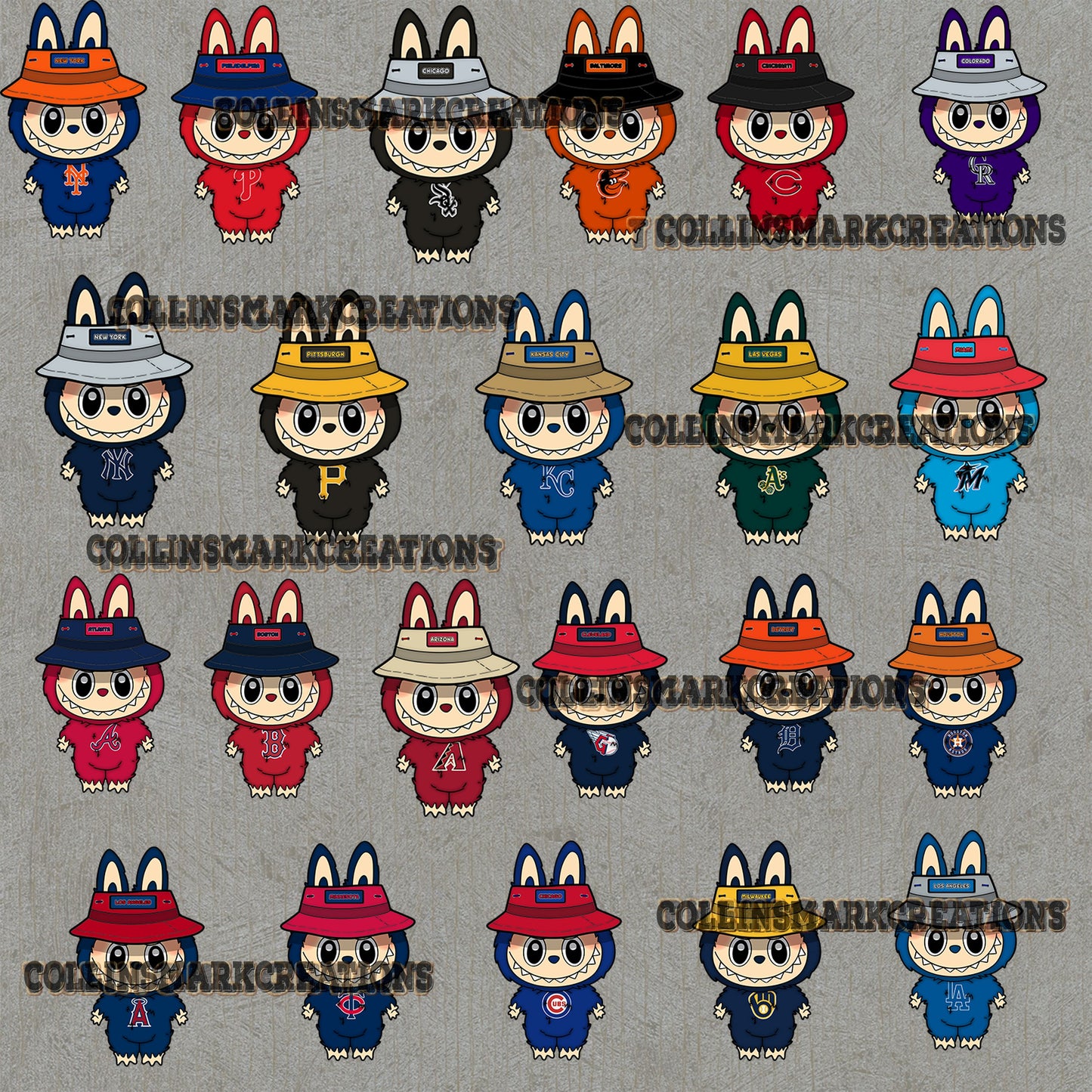 Labubu Clipart Mega Bundle, Labubu PNG Bundle, Labubu Clipart, Labubu Bundle PNG, Cute Cartoon Digital Download, La bubu PNG