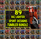 BIC Lighter Football Team Tumbler Wrap Bundle PNG ,Bundle tumbler png ,Sport tumbler designs bundle PNG, Lighter 20oz Tumbler Wrap Bundle
