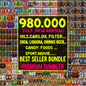 999.000 Best Seller Tumbler Wrap Bundle, Ultimate Tumbler Wrap Bundle, design bundle for tumbler sublimation, Best Selling Tumbler Wrap